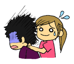 Daily life of Tora sticker #1854454