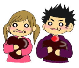 Daily life of Tora sticker #1854458