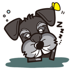 iinu - Miniature Schnauzer sticker #1854742