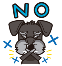 iinu - Miniature Schnauzer sticker #1854744