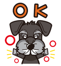 iinu - Miniature Schnauzer sticker #1854745