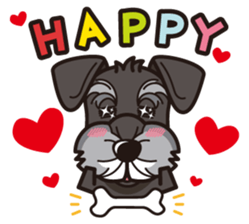 iinu - Miniature Schnauzer sticker #1854747