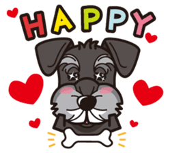 iinu - Miniature Schnauzer sticker #1854747