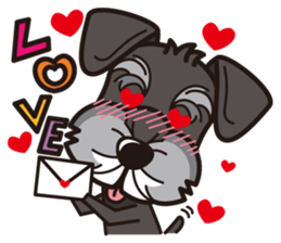 iinu - Miniature Schnauzer sticker #1854751