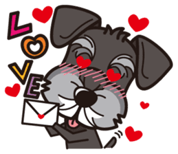 iinu - Miniature Schnauzer sticker #1854751
