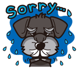 iinu - Miniature Schnauzer sticker #1854753