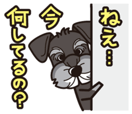iinu - Miniature Schnauzer sticker #1854761