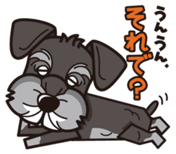 iinu - Miniature Schnauzer sticker #1854767
