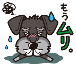 iinu - Miniature Schnauzer sticker #1854770