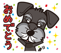 iinu - Miniature Schnauzer sticker #1854772