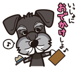 iinu - Miniature Schnauzer sticker #1854779