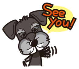 iinu - Miniature Schnauzer sticker #1854780
