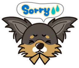 iinu  - Long Coat Chihuahua sticker #1855304