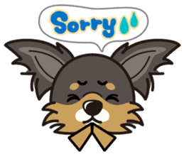 iinu - Long Coat Chihuahua sticker #1855304