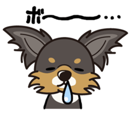 iinu  - Long Coat Chihuahua sticker #1855315