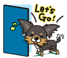 iinu  - Long Coat Chihuahua sticker #1855327