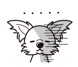 iinu  - Long Coat Chihuahua sticker #1855331