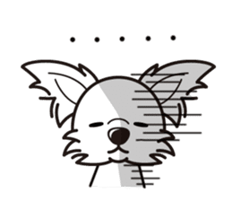 iinu - Long Coat Chihuahua sticker #1855331