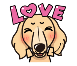 iinu - Miniature Dachshund sticker #1855554