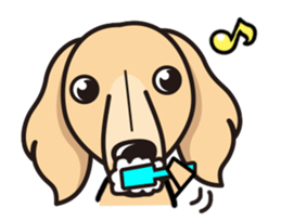 iinu - Miniature Dachshund sticker #1855572