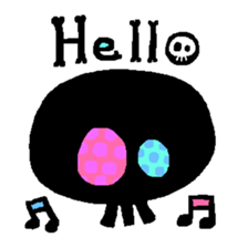 Black Skull sticker #1855901