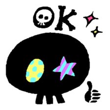 Black Skull sticker #1855933