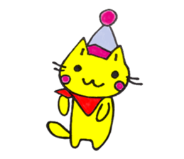 HAPPY! HAPPY! HAPPY CAT2! sticker #1856119