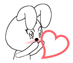 16th edition white rabbit expressive sticker #1856228