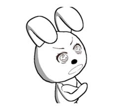 16th edition white rabbit expressive sticker #1856254