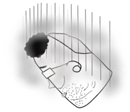 Thumb Daddy and little finger mommy sticker #1856378