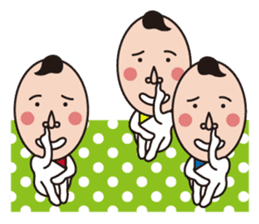 triplets man sticker #1856656