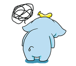 Bamba the elephant sticker #1857079