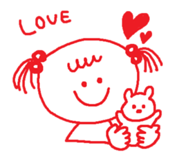 I'm a little girl sticker #1857546