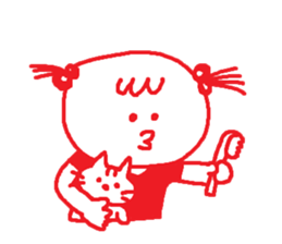 I'm a little girl sticker #1857551