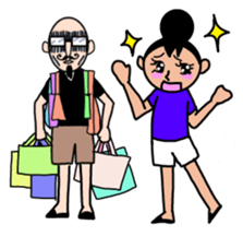 Bilingual sticker for families. sticker #1857720