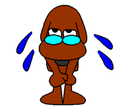 Dog with glasses sticker #1857789