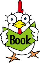 Big Eyes Chicken Sticker sticker #1858337