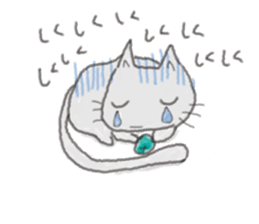 Cat cute expression sticker #1858544