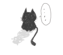 Cat cute expression sticker #1858557