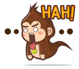 Pandey&Monka (Ghost Panda&Ghost Monkey) sticker #1858783