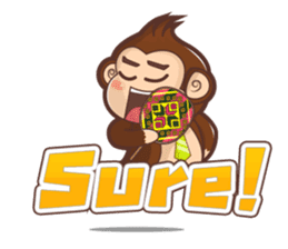 Pandey&Monka (Ghost Panda&Ghost Monkey) sticker #1858790