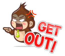 Pandey&Monka (Ghost Panda&Ghost Monkey) sticker #1858806