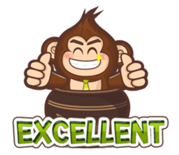 Pandey&Monka (Ghost Panda&Ghost Monkey) sticker #1858808