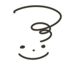 Simple a sticker sticker #1859101