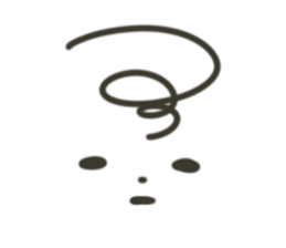 Simple a sticker sticker #1859102