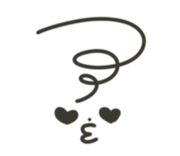 Simple a sticker sticker #1859108