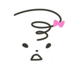 Simple a sticker sticker #1859111