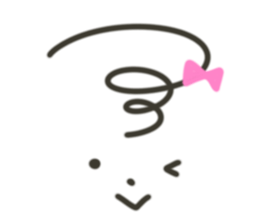 Simple a sticker sticker #1859116