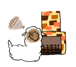 Winter of Alpaca Friend sticker #1859514