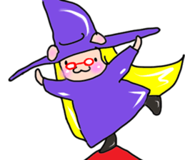 Witch kid pinkie sticker #1859669